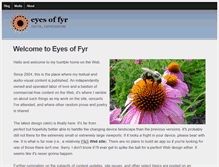 Tablet Screenshot of eyesoffyr.com